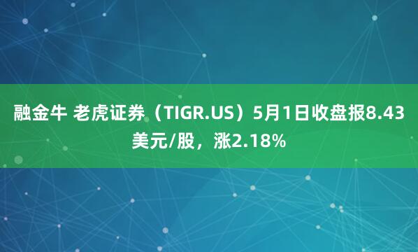 融金牛 老虎证券（TIGR.US）5月1日收盘报8.43美元/股，涨2.18%